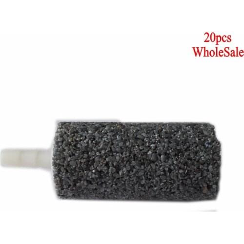 20pcs Aquarium Cylinder Air Bubble Stone Aquarium Fish Tank Pump Oxygen Aerator Diffuser Pump Hydroponic Oxygen Air Pump