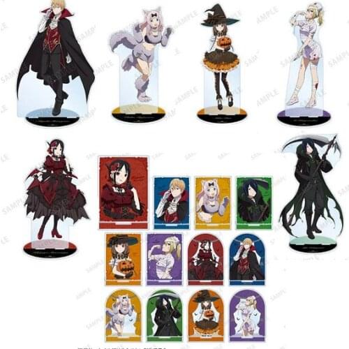 Anime Kaguya-sama: Love Is War Maid Fujiwara Chika Shinomiya Kaguya Acrylic Stand Figure Model Desktop Toy Gift Halloween Series