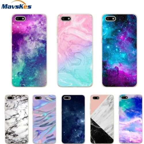 For Huawei Honor 7A DUA-L22 Case on Honor 7A Pro Cover Soft Silicone TPU Case For Huawei Honor 7A 7 A Pattern Phone Case Fundas