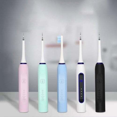 Electric Toothbrush Oral Hygiene Teeth Scaler Dental Calculus Stains Remover Tooth Dental Care USB Teeth Whitening Toothbrush