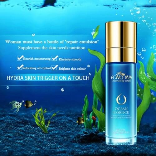 Fonce Ocean Facial Lotion 100ml Korean Face serum Brighten skin Hydration Milk Plant extracts Nourish Skin Care