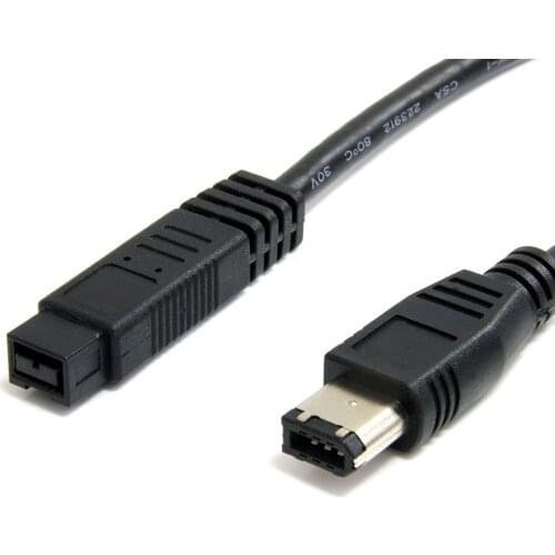 Firewire cable 9 pin to 6 pin adapter cable IEEE 1394B Cable FireWire 800 to FireWire 400