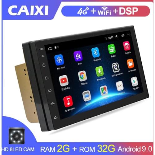 Auto Radio 2 Din Android 9.0 GPS Navigation Car Radio Car Stereo Multimedia Car Player andiroidFor Volkswagen Nissan Kia toyota