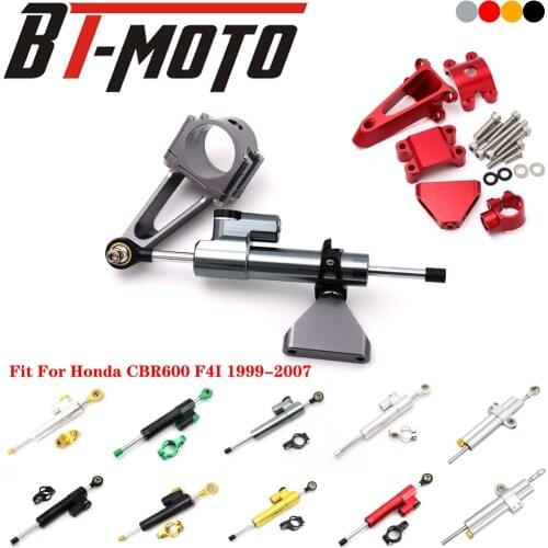 Fit For Honda CBR 600 CBR600 F4i 1999-2004 2005 2006 2007 Motorcycle Adjustable Steering Stabilize Damper Bracket Mounting Kit
