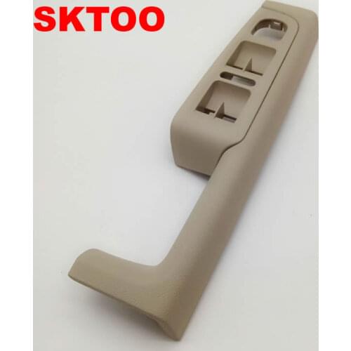 SKTOO For Skoda Superb door handle front left door armrest box inner handle frame, the lifter switch box Beige