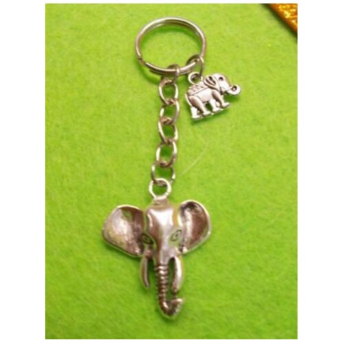 Elephant Horse Enamel Cross Skull Cat Heart Keychain Ring Vintage Silver Key Chains For Keys Car Key Ring Bag Handbag Jewelry