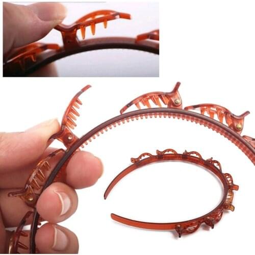 New Style Hairpin Hippie Hair Women Hairstyle Hoop Double Bangs Hairstyle Hairpin Women Men Headwear Clips Hairdressing Tool