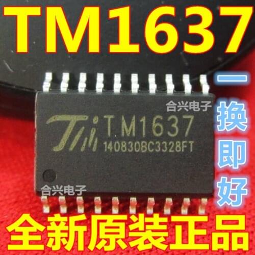 100% New&original 6*8 LED TM1637 SOP20
