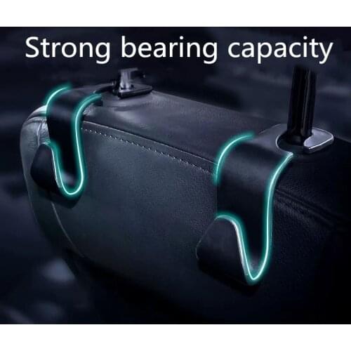 2x Creative Car Seat Truck Coat Back Hooks for Volvo Xc60 S60 s40 S80 V40 V60 v70 v50 850 c30 XC90 s90 v90 xc70 s70 Accessories