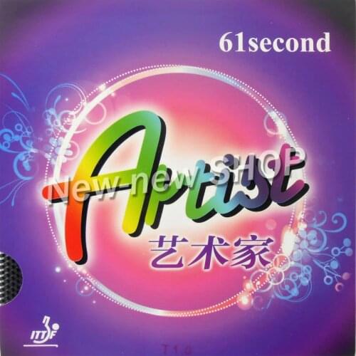 61second Artist Long Pips Out Table Tennis Rubber with Sponge for racket