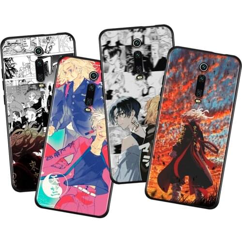 Hot Anime Tokyo Revengers For Xiaomi Redmi 9i 9T 9A 9C 9 8A 8 GO 7 7A S2 Y2 6 6A 5 5A 4X Prime Pro Plus Black Phone Case