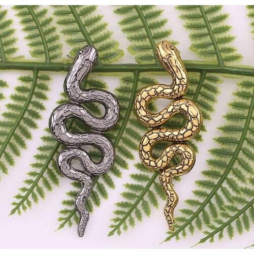Statement Vintage Alloy Oorbellen Snake Stud Earrings For Girls Ladies Party Gifts Minimalist Wedding Bridal Earrings Jewelry