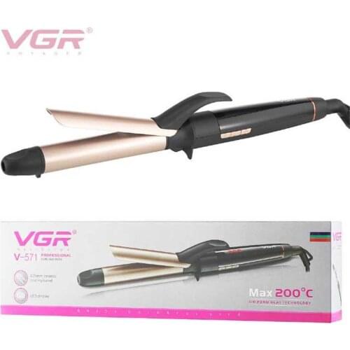 VGR electric hair curling iron hair curler curling stick hair styling tool constance temperature