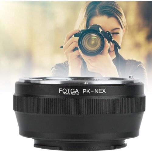 FOTGA Lens Adapter Ring for Pentax K/PK Mount Lens to Sony E-Mount NEX3 C3 NEX5 NEX6