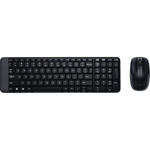 Logitech MK220 Wireless Keyboard & Mouse Set-Black