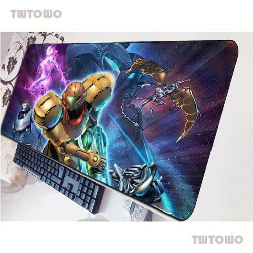 Metroid mousepad 900x400x2mm gaming mouse pad big gamer mat Birthday computer desk padmouse keyboard Domineering play mats