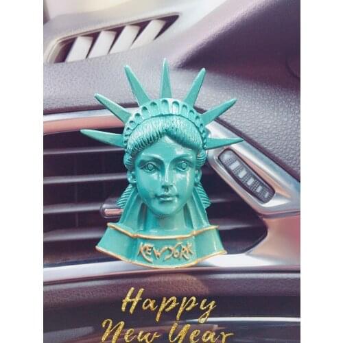 Creative Statue of Liberty Car Ornaments Car Vents Perfume Clip Air Freshener Automobile Interior Fragrance Decoration