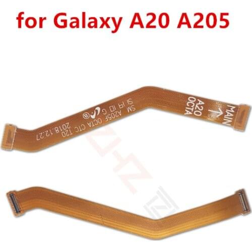 For Samsung a20 a205 Mainboard Flex Cable Logic Main Board Motherboard Connect LCD Flex Cable Ribbon Repair Spare Parts