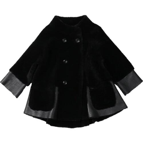 The new 2020 winter coat coats on both sides and a full-size wool all-in-one womens coat with long sleeves on European and Amer