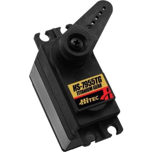 FATJAY HiTec HS-7955TG High Torque, Titanium Gear, Coreless Ultra Premium Servo 24KG/65g for RC aircraft cars monster truck