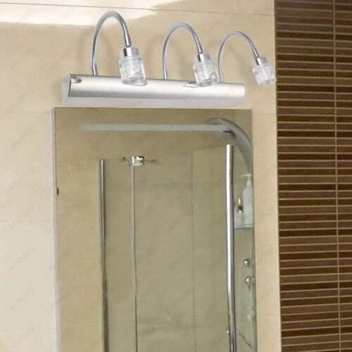 6W/9W/12W/15W LED K9 Crystal Wall Sconces Lamp Hotel Hall Bathroom Makeup Mirror Front Light Fixture