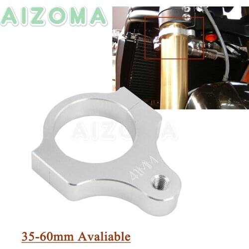 Universal CNC Motorbike Steering Damper Holder Clamp 35/38/40/41/45/50/54/58/60mm Motorcycles Fork Frame Mounting Bracket Clamps