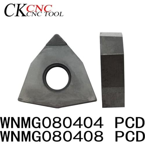 2pcs WNMG080408 PCD WNMG080404 PCD CNC insert dimond blade cutting carbide turning tool Diamond inserts Carbide Milling Insert