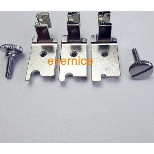 3 Low Shank Welting Piping Cord Foot For Singer Pfaff Juki Viking 1/8"3/16"1/4"