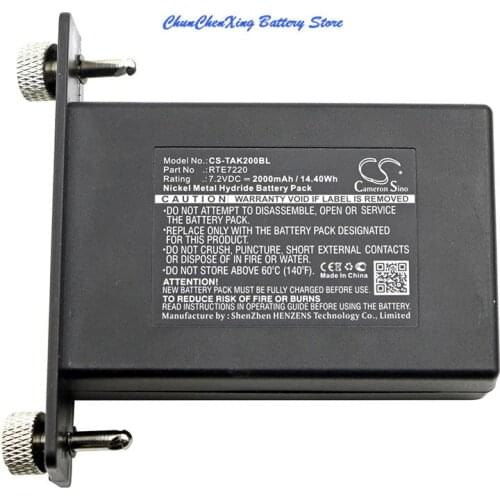 Cameron Sino 2000mAh Battery 491001057 for Schwing Betonpumpe AK2 ,RTE7220 For Teletec AK2 Transmitter FW24,AK2 Transmitter FW43