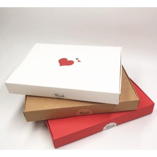 50pcs/lot Hot Stamping High Quality Packaging Paper Box Printed Heart Shape Jewelry Accessories Souvenir Storage Paper Box
