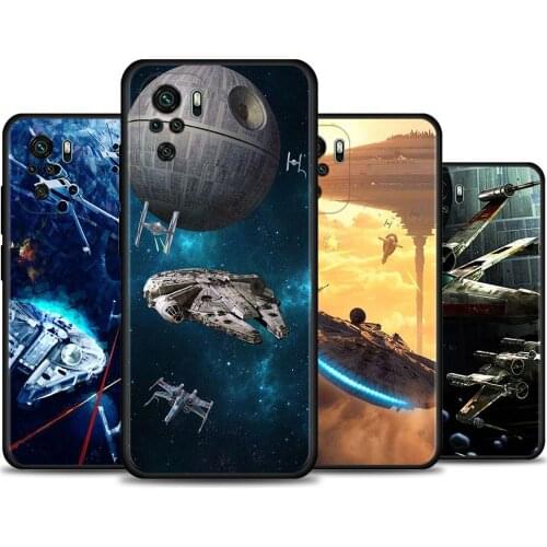 Star Space Ship Wars Soft Funda for Redmi K40 Plus 9A 9C 9T Coque Phone case For Redmi Note 10 Pro Max 9 9s 9t 8t 7 Cover