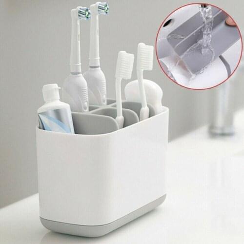 Electric Toothbrush Holder Plastic Multifunction Makeup Electric Teeth Brush Storage Box Home Bedroom Bathroom Organizer