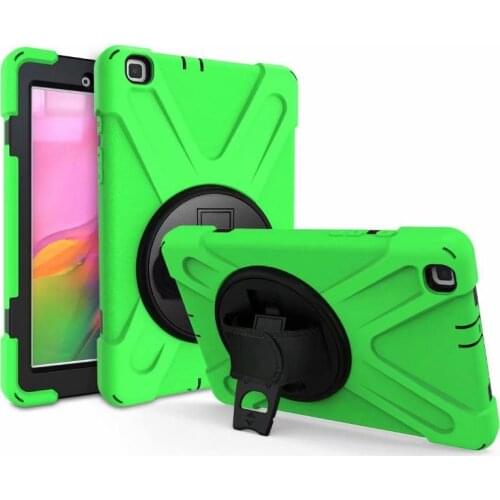 Kids Silicon Hard Stand Cover Shockproof Tablet Protective Case for Samsung Galaxy Tab A 8.0 Inch 2019 SM-T290 T295 Coque+pen
