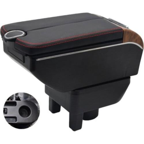 For New Geely CK armrest box King kong CK2 CK3 Double doors open 7USB Centre Console Storage Box Arm Rest
