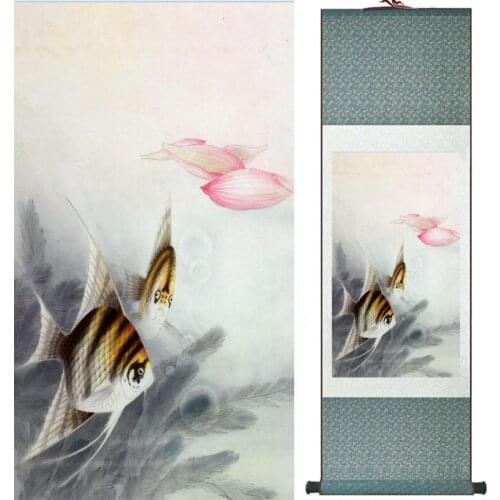 Home Office Decoration Chinese scroll painting birds painting Chinese wash painting Printed painting 060808