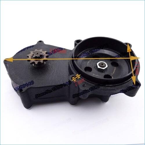 Double Chain Clutch Drum Gear Box For 47cc 49cc 2 stroke High quality dirt bike engine parts Quad ATV Buggy Go kart