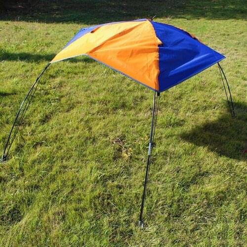 Inflatable Kayak Awning Canopy Rubber Boat Tents Folding Awnings Two-Person Dinghy Sun Cover Inflatable Boat Kayak Accessories