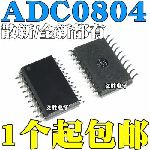 New and original ADC0804LCWM ADC0804 SOP20 8 bits of adc, 8-bit CMOS successive type A/D converter chip
