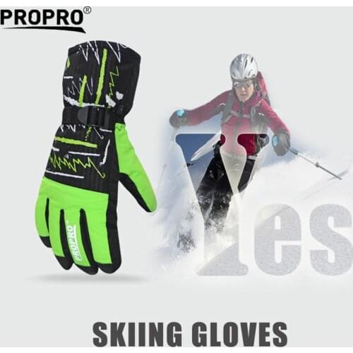 Winter Ski Waterproof Gloves with Touchscreen Function Snowboard Thermal Warm Snowmobile Gloves for Unisex