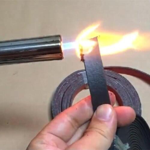 1M 10*2/15*2/20*2mm Self Adhesive In-tumescent Tape Strip Door Window Fireproof Expand Resistant Tape Fire Expansion Red Black