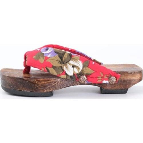 Japanese Style National Casual Geta Shoes Clogs For Boys Cosplay Samurai Ninja Ronin Sandals Slippers Men Flip Flops Chinelo