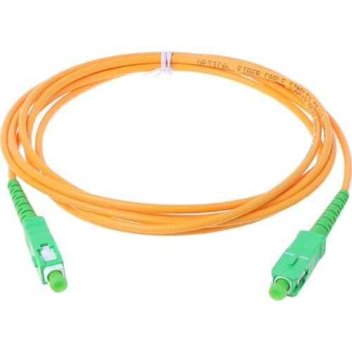 SC/APC-SC/APC-SM 3mm Fiber Optic Jumper Cable Single Mode Extension Patch Cord X7YF