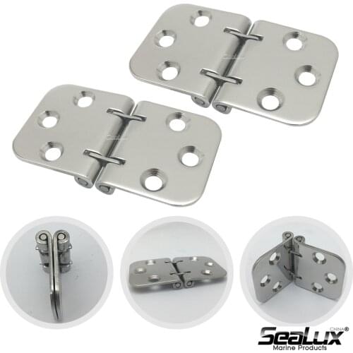Sealux Marine use Door Hinge 2 pcs per set Stainless steel 304 Mirror Polished for Boat Yacht