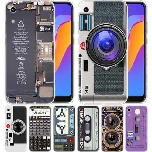 Silicone Case Retro Vintage Camera Cassette Music for Huawei Honor 9X 8A 7A 20 Pro 7X 8X 7S 8S 8 9 10 Lite View 20 20i 10i Play