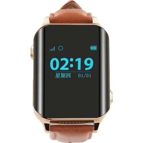A16 heart rate smart watch touch screen GPS 2G GSM smart watch for the elderly two-way communication supports SOS emergency butt