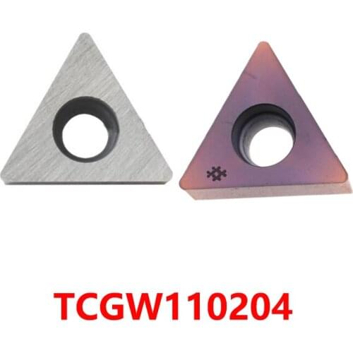 TCGW 110204 TCGW1102 04 Triangle TCGW110204 H1 H1ZX 10pcs 100% Original Carbide Inserts Lathe Cutter Turning Tool CNC Cutting