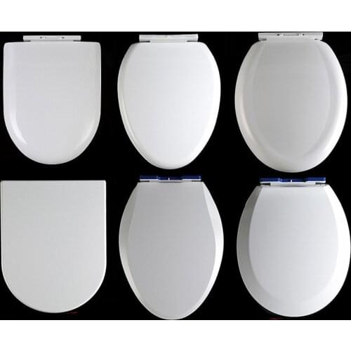 U V O shape Thicken PP board Buffer toilet seats cover,Universal thickened slow-close toilet seats lid high quality,J19405