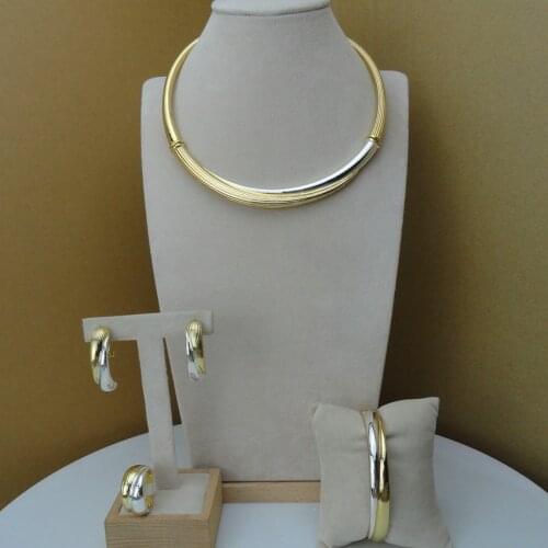 YUMINGLAI New Arrivals Elegant Design Dubai African Ladies Jewelry Set FHK7496