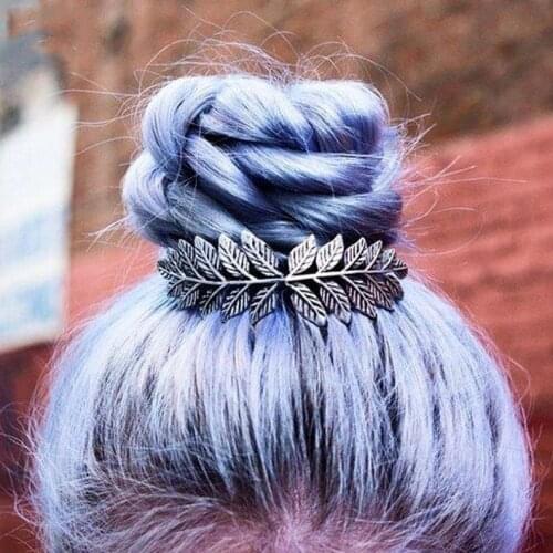 Lady Leaf Hair Comb for Women Party Birthday Bridesmaid Gift Hair Accessories Hairpin Hair Clips Lolita Accessories Boho Fashion