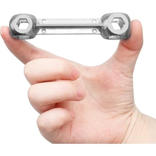Bike 10 In 1 Dog Bone Mini Pocket Hexagon Wrench Multi-Tool Bicycle Keychain